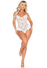 Body Sexy Bow And Ruffles Bianco