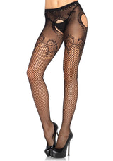 Collant Sexy Duchesse Lace nero