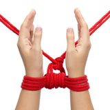 corda bondage 10 metri red lovetoy dall'alto