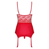 Corsetto e Perizoma Sexy Lovica Rosso