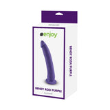 Dildo Realistico Bendy Rod Purple 18 cm