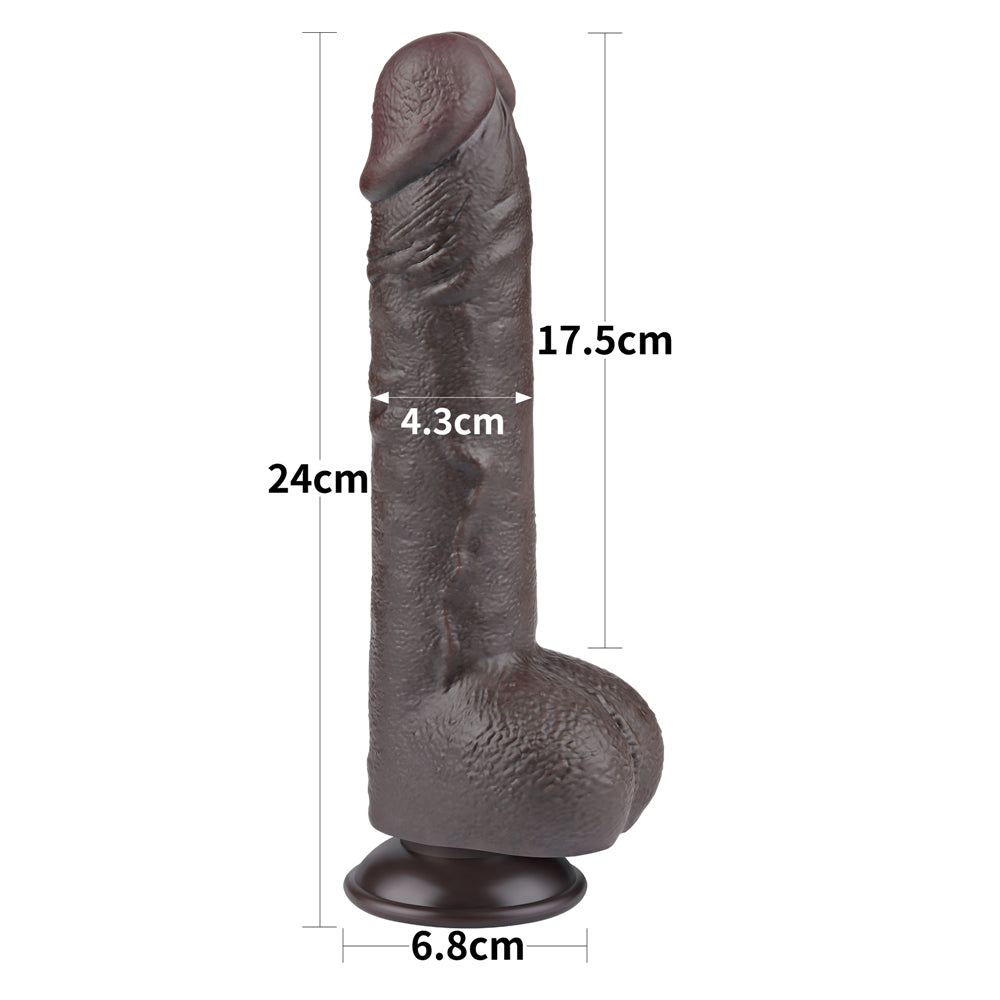 Dildo Realistico Chocolate 24 cm