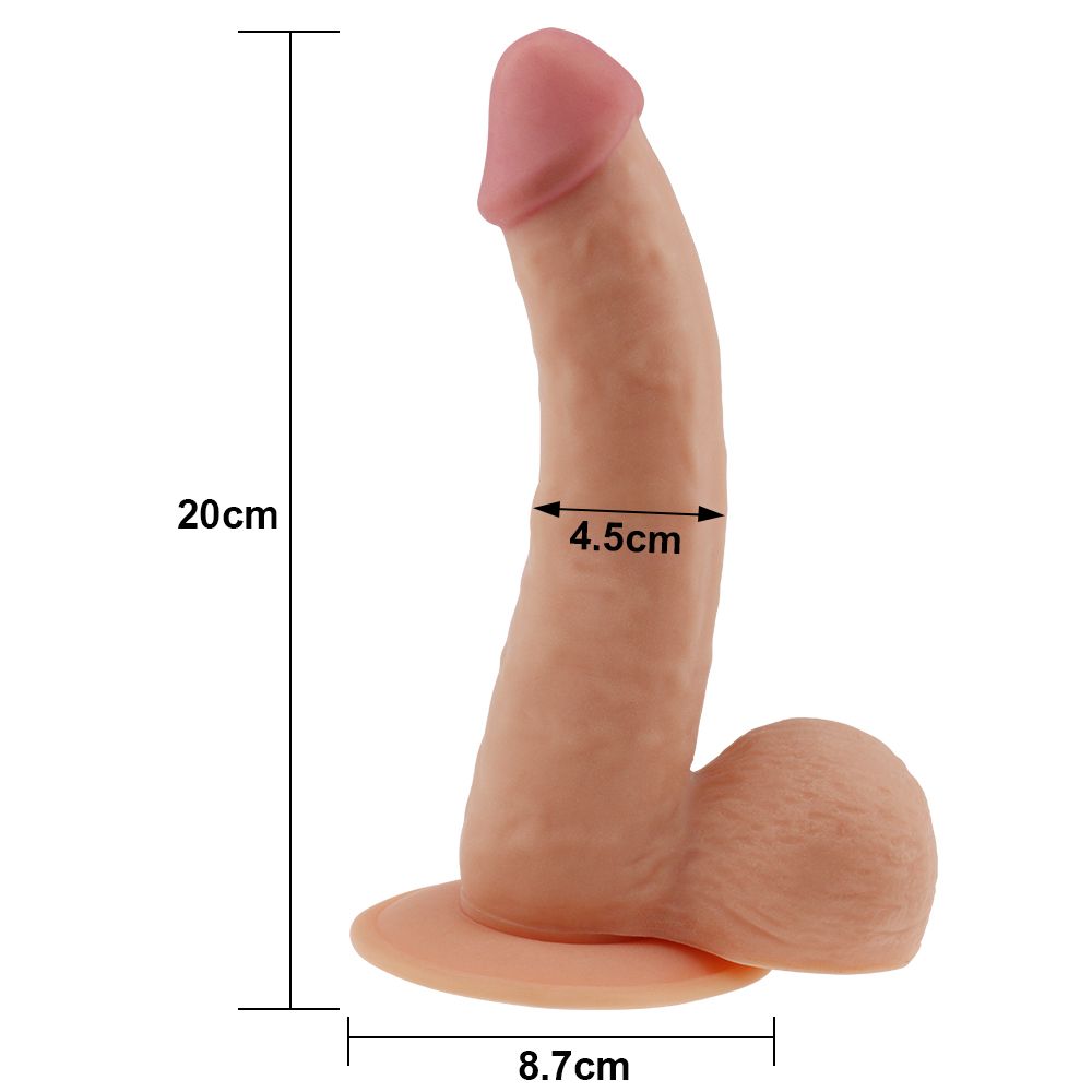 Dildo Realistico Ultra Soft Owen 20 cm