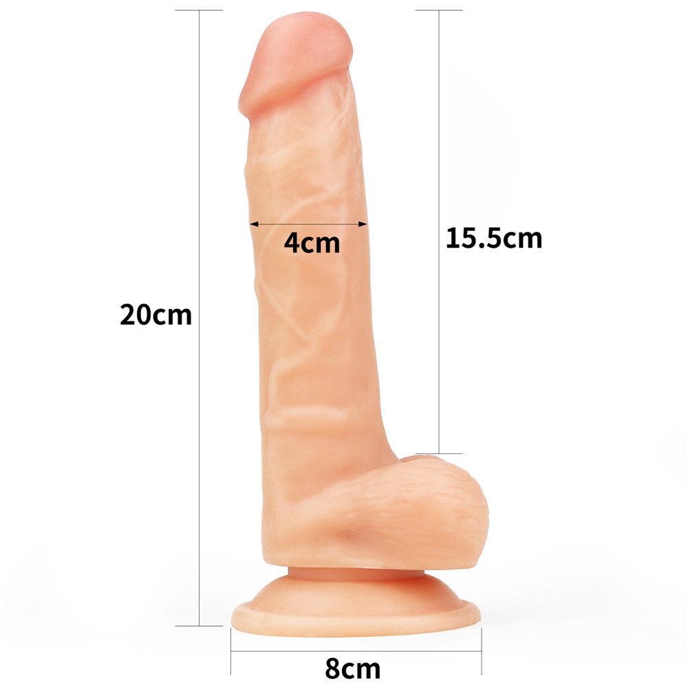 Dildo Realistico Ultra Soft Raul 20 cm