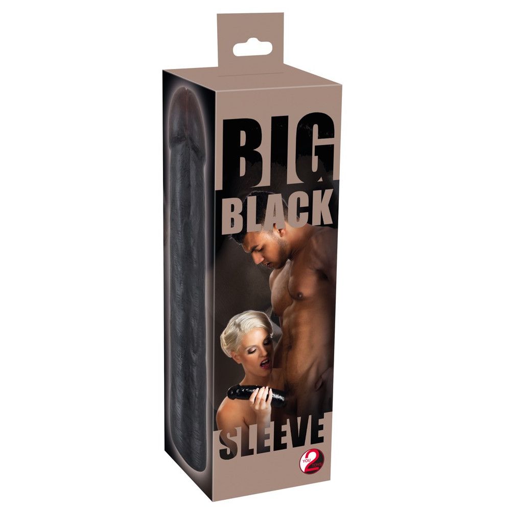 Guaina e Prolunga Pene Big Black 21,5 cm