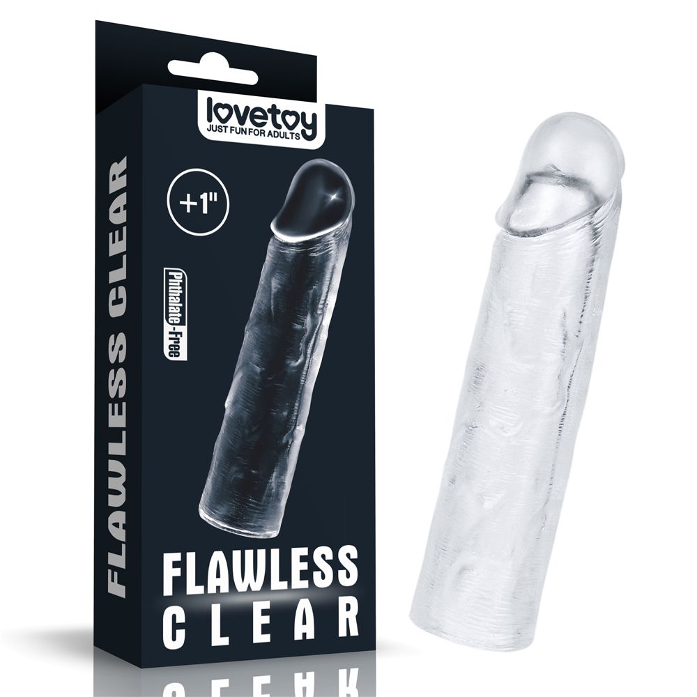 Guaina e Prolunga Pene Flawless 15,5 cm