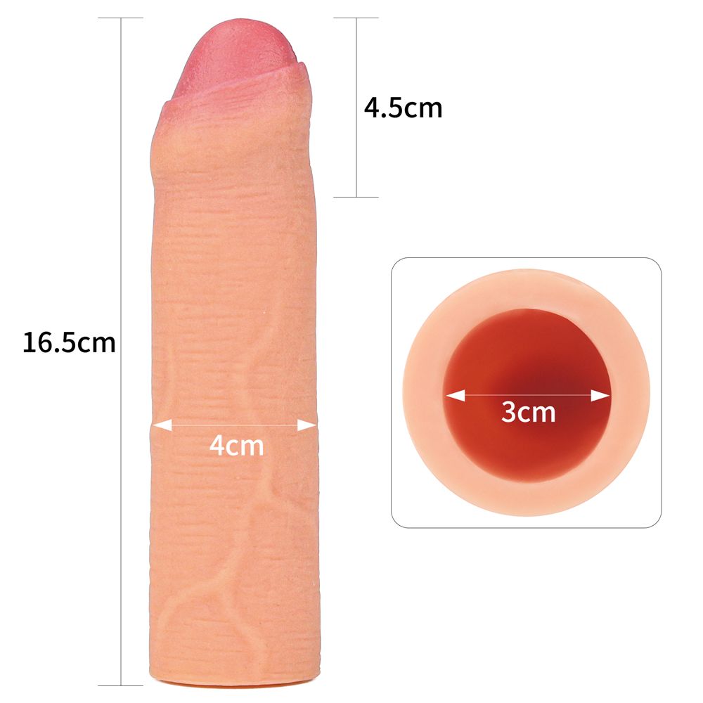 Guaina e Prolunga Pene Uncircumcised 16,5 cm