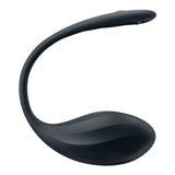 ovetto vibrante ribbed petal nero satisfyer