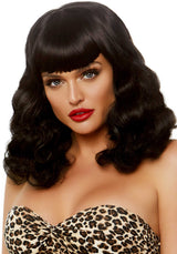 Parrucca Sexy Retro Bang Curly Bob