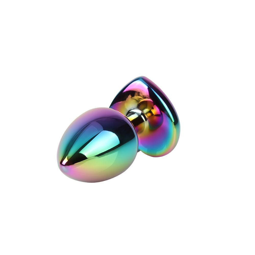 Plug Anale Rainbow Heart Gem Ø 3,3 cm