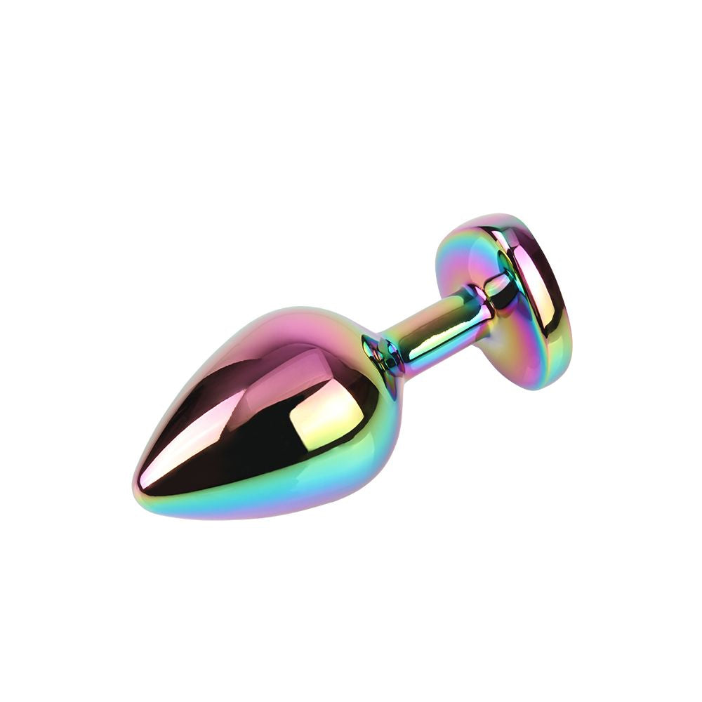 Plug Anale Rainbow Heart Gem Ø 3,3 cm