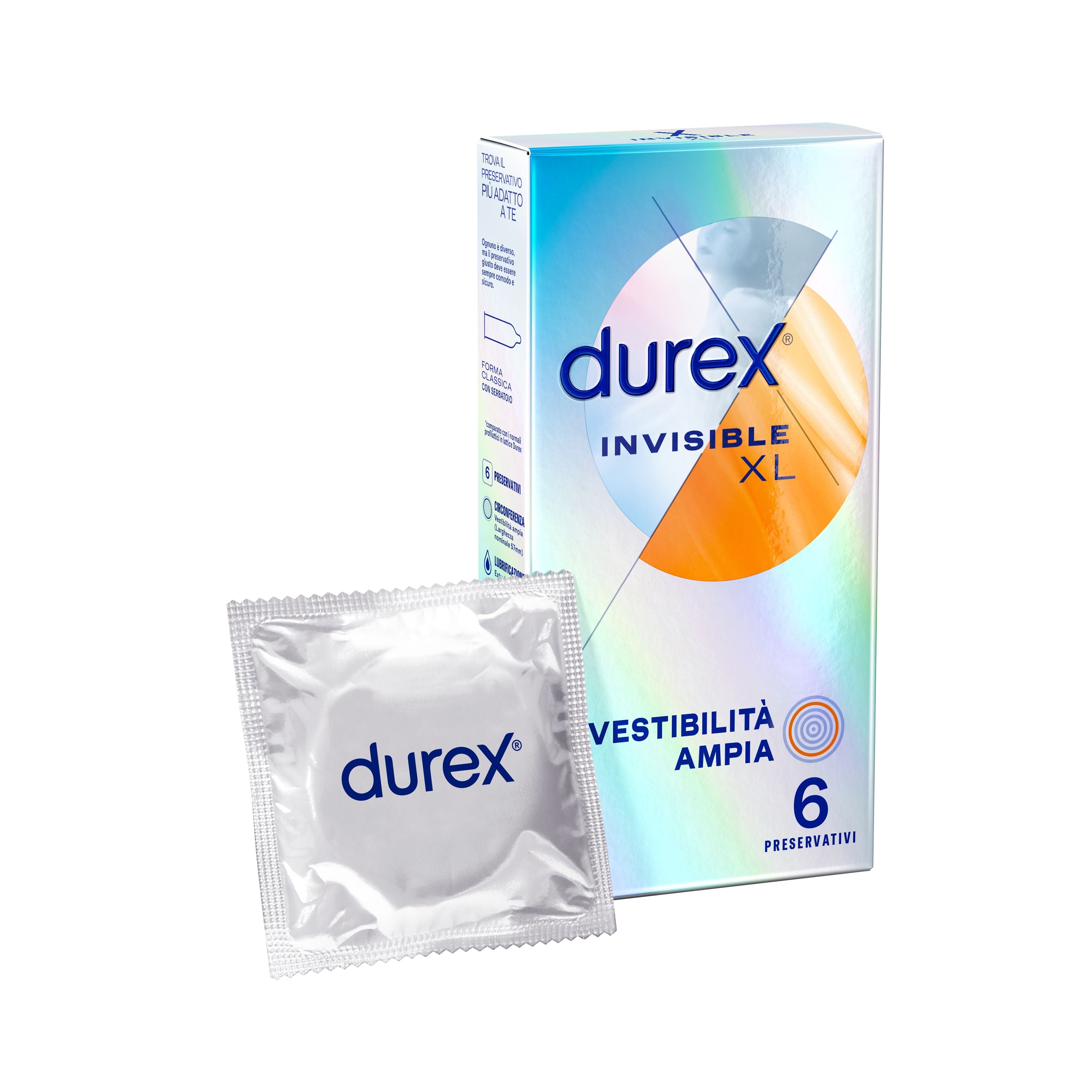 Preservativi Durex Invisible XL 6 pz