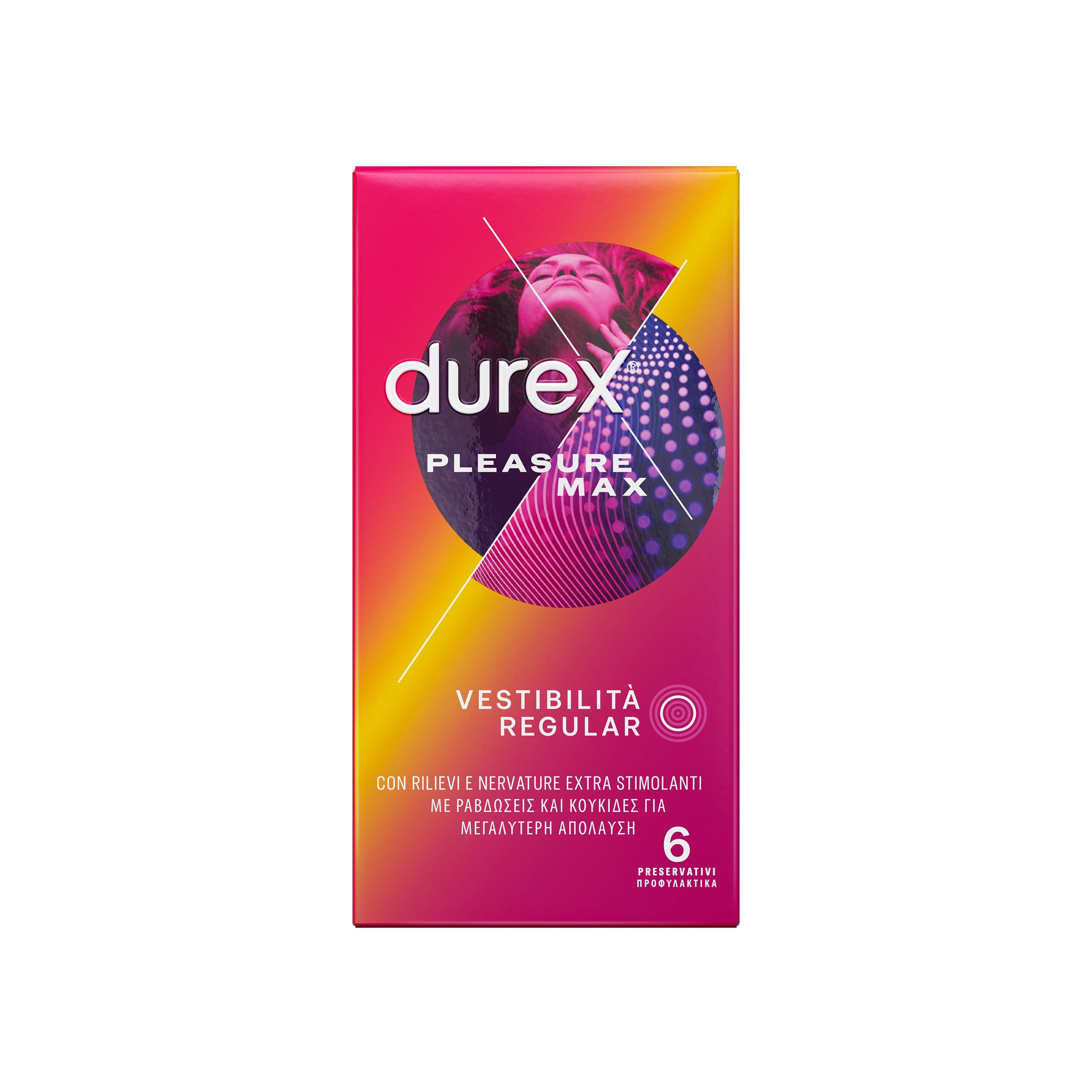 Preservativi Durex Pleasure Max 6 pz